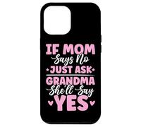 If Mom Says No Just Ask Grandma She'll Say Yes Granny Jokes Case for iPhone 12 Pro Max