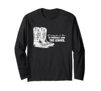 If Money Grew On Trees Western Boots Lt. Long Sleeve T-Shirt