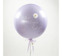 If Mothers Were Flowers Pastel Lilac Orbz Foil Helium Mother's Day Balloon Display - Inflated Balloon In A Box