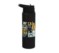If My Cat Doesn't Like You I Probably Won't Either Cat Lady Stainless Steel Insulated Water Bottle