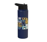 If My Cat Doesn't Like You I Probably Won't Either Cat Lady Stainless Steel Insulated Water Bottle