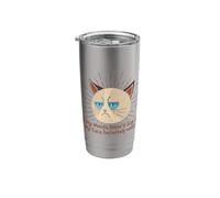 If My Mouth Doesnt Say It My Face Definitely Will Funny Stainless Steel Insulated Tumbler
