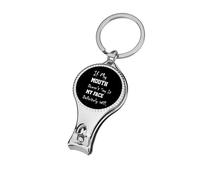 If My Mouth Doesn't Say It My Face Definitely Will Nail Clippers Sharp Sturdy Fingernail Cutters with Bottle Opener Keychain