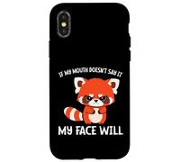 If My Mouth Doesn't Say It My Face Will Case for iPhone X/XS