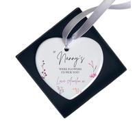 If Nanny's Were Flowers I'd Pick You, Nanny Gift For Mother's Day, Personalised Nanny Bauble, Nanny Gift From Grandchildren