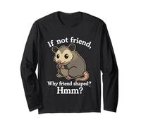 If Not Friend Why Friend Shaped Hmm Long Sleeve T-Shirt