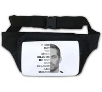 If One Day The Speed Kills Me Do Not Cry Waist Bag Fanny Pack White