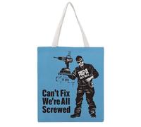 If PAPA Can't Fix It We're All Screwed Canvas Tote Bag Reusable Shopping Grocery Bag Cloth Bags with Handles