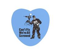 If PAPA Can't Fix It We're All Screwed Car Air Freshener Hanging Aromatherapy Tablets Car Accessories Rearview Mirror Pendant Decor