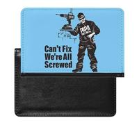 If PAPA Can't Fix It We're All Screwed Passport Holder Cover PU Leather Passport Wallet Organizer Protector Slim Travel Accessories