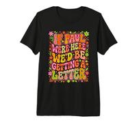 If Paul were Here Groovy 70s Funny Christian Humor Premium T-Shirt