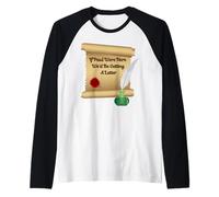 If Paul were Here We'd Be Getting A Letter Bible Humor Faith Raglan Baseball Tee