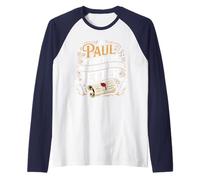 If Paul were Here We'd Be Getting A Letter Funny Christian Raglan Baseball Tee