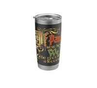 If Paul were Here Wed Be Getting A Letter Vintage Lettering Stainless Steel Insulated Tumbler