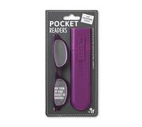 IF Pocket Readers - Purple +1.5, Reading Glasses in a Slim Pocket Sized case, 60 g
