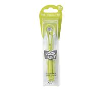 Independent Fabrication Book Light – Really Tiny, Compact Flexible Clip-On, With Batteries – Chartreuse