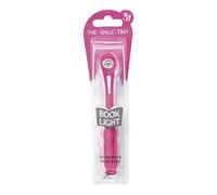 Independent Fabrication Booklight Really Tiny, Compact Flexible Clip-On, Batteries Included, Pink