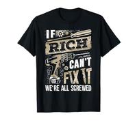 If RICH Can't Fix It We're All Screwed Vintage Family Name T-Shirt