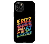 If Rizz Were Measurable - Funny 6-7 Meme Six Seven Rizzler Case for iPhone 11 Pro