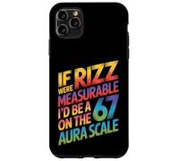 If Rizz Were Measurable - Funny 6-7 Meme Six Seven Rizzler Case for iPhone 11 Pro Max
