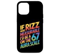 If Rizz Were Measurable - Funny 6-7 Meme Six Seven Rizzler Case for iPhone 12/12 Pro