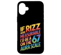 If Rizz Were Measurable - Funny 6-7 Meme Six Seven Rizzler Case for iPhone 16 Plus