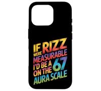 If Rizz Were Measurable - Funny 6-7 Meme Six Seven Rizzler Case for iPhone 16 Pro