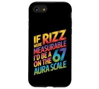 If Rizz Were Measurable - Funny 6-7 Meme Six Seven Rizzler Case for iPhone SE (2020) / 7/8