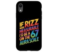 If Rizz Were Measurable - Funny 6-7 Meme Six Seven Rizzler Case for iPhone XR