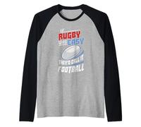 If Rugby was Easy They Would Call It Football Rugby Fan Raglan Baseball Tee