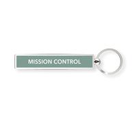 IF Show Offs Keys, Novelty Metal Keyrings with Enamel Infill - Mission Control