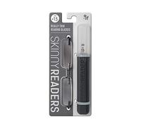 IF Skinny Readers +1.5, Ultra Slim Reading Glasses, Metallic