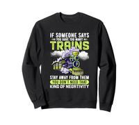 If Someone Says You Have Too Many Trains Stay Away From Them Sweatshirt