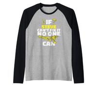 If STEVE can't Fix It, No One Can, Funny Personalized Name Raglan Baseball Tee