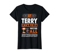 If Terry Can't Fix It We are All Screwed T-Shirt, Women, Black, Large