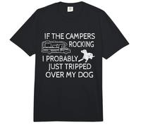 If The Campers Rocking - Crazy Dog Lover for Funny Camping Comfort Colors Adult Heavyweight T-Shirt