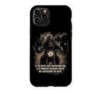 If The Devil Isn't Bothering You... Men Christian Motorcycle Case for iPhone 11 Pro