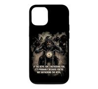 If The Devil Isn't Bothering You... Men Christian Motorcycle Case for iPhone 12/12 Pro