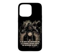 If The Devil Isn't Bothering You... Men Christian Motorcycle Case for iPhone 15 Pro Max