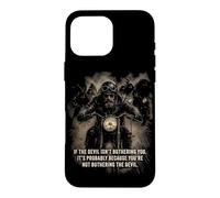 If The Devil Isn't Bothering You... Men Christian Motorcycle Case for iPhone 16 Pro Max