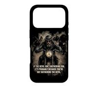 If The Devil Isn't Bothering You... Men Christian Motorcycle Case for iPhone 17 Pro