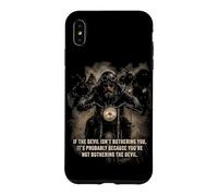 If The Devil Isn't Bothering You... Men Christian Motorcycle Case for iPhone XS Max