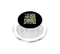 If The Earth Was Flat Cats Would Have Pushed Everything Off PopSockets PopGrip for MagSafe