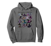 If the hat fits...Funny Witch Hats Halloween Coven Graphic Pullover Hoodie