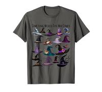 If The hat fits...Funny Witch Hats Halloween Coven Graphic T-Shirt