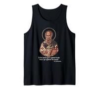 If the World Goes Against Truth St. Athanasius Quote Tank Top