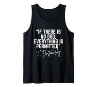 If There is no God Everything is Permitted Fyodor Dostoevsky Tank Top