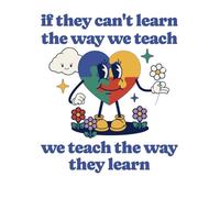 If they can't learn the way we teach we teach the way they learn: Autism Awareness Notebook - College Ruled, 100 Pages, 8.5x11 Inches