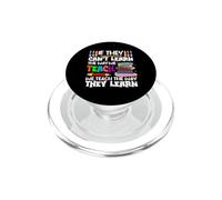 If They Can't Learn We Teach Education School for Teachers PopSockets PopGrip for MagSafe