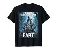 If they talk behind your back fart Alpha Wolf Meme T-Shirt